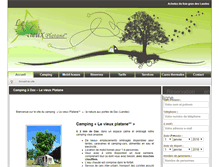 Tablet Screenshot of levieuxplatane.com